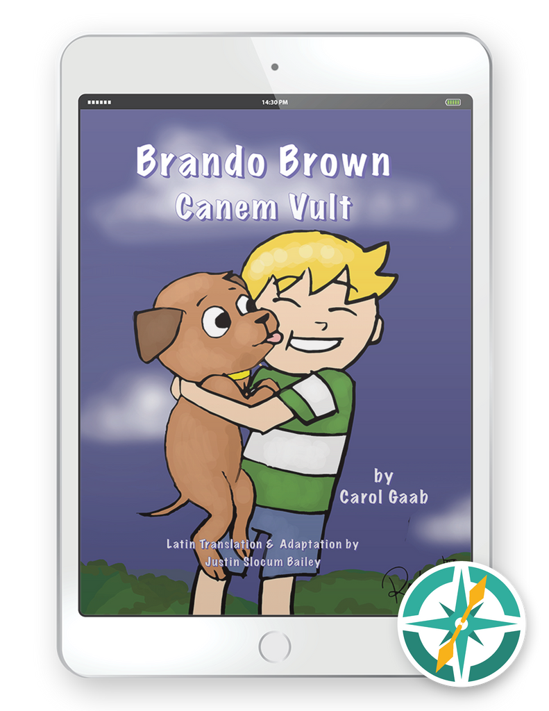 One-year subscription to Brando Brown Canem Vult, Latin, (Present Tense) Student Edition FlexText® and Explorer