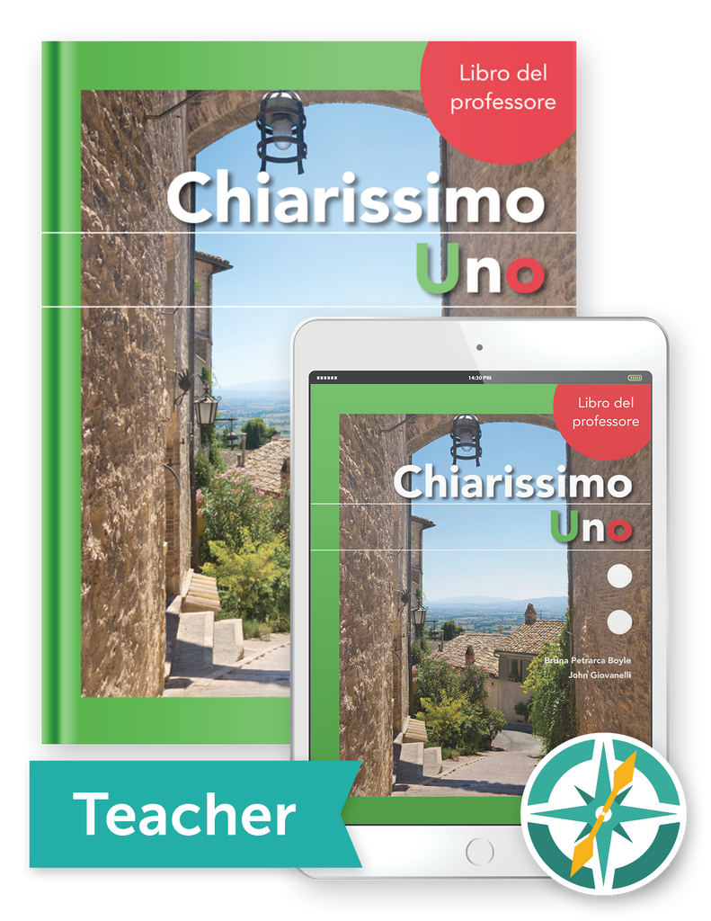 Chiarissimo Uno - One-Year Softcover Print and Digital Teacher Package