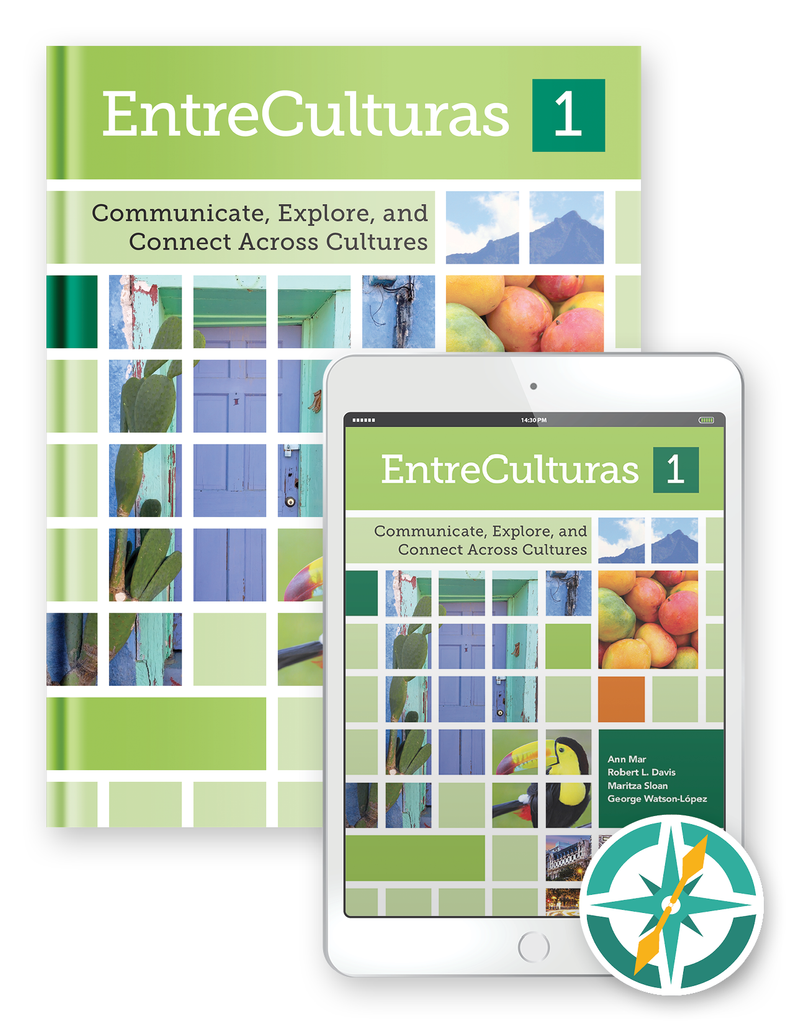 EntreCulturas 1, Español - One-Year Hardcover Print and Digital Student Package
