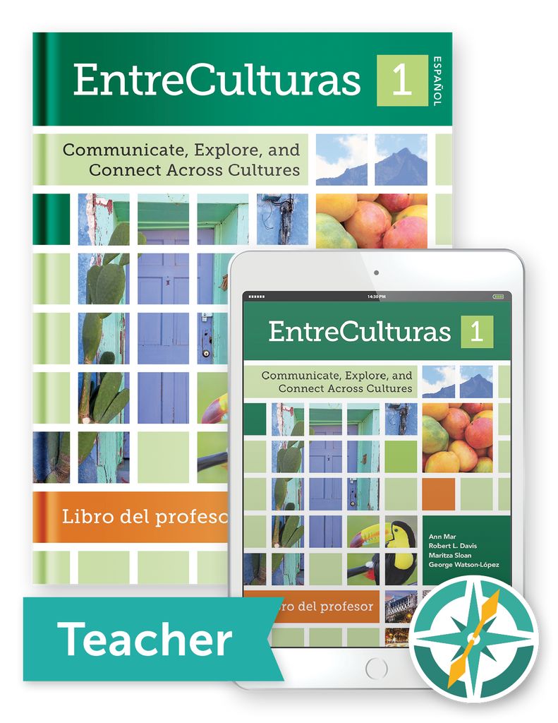 EntreCulturas 1, Español - One-Year Softcover Print and Digital Teacher Package