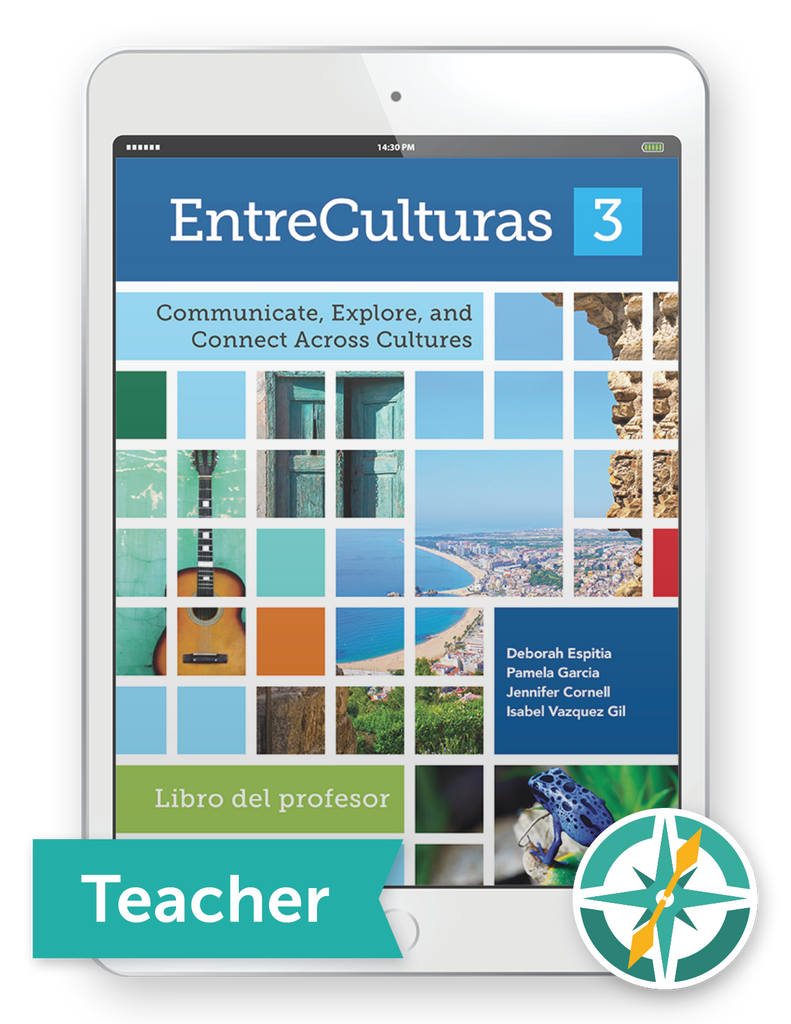 EntreCulturas 3, Español - One-Year Digital Teacher Package (Teacher FlexText® + Student FlexText® + Explorer)