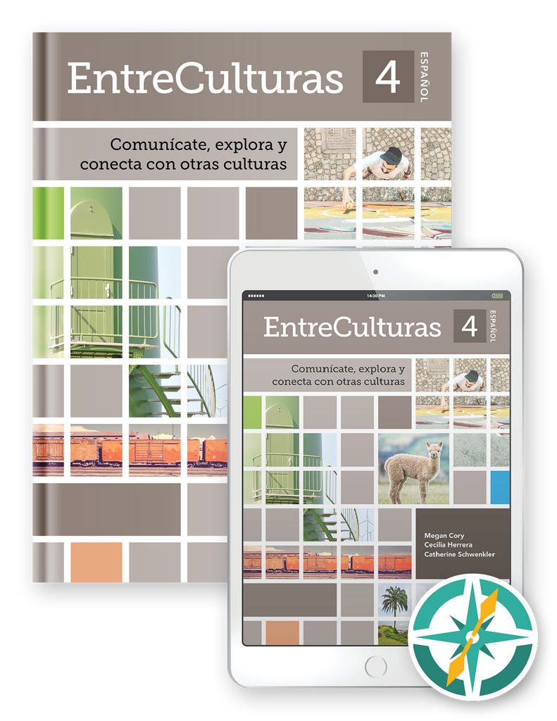 EntreCulturas 4, Español - One-Year Hardcover Print and Digital Student Package
