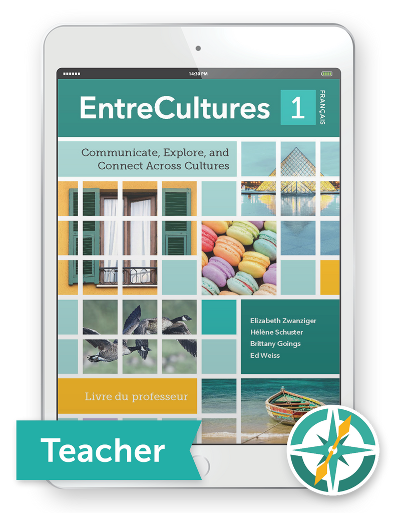 EntreCultures 1, Français  - One-Year Digital Teacher Package (Teacher FlexText® + Student FlexText® + Explorer)