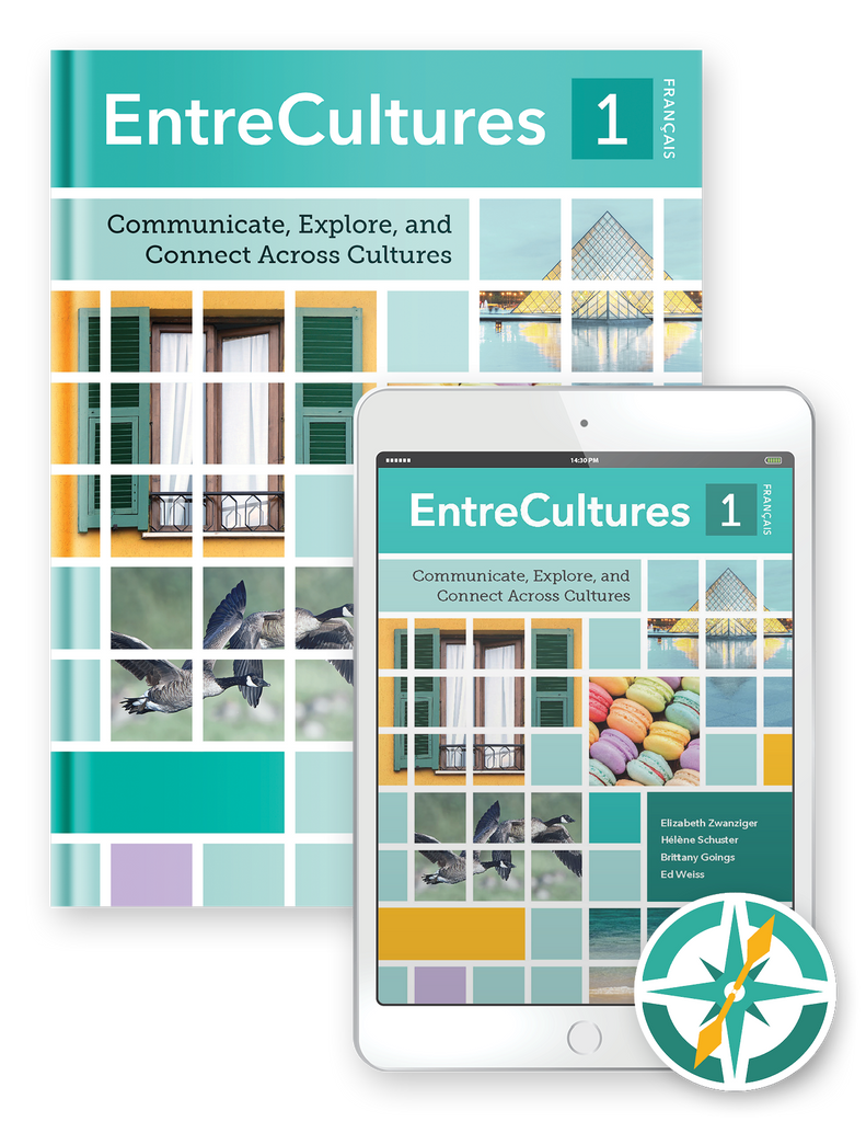 EntreCultures 1, Français  - One-Year Hardcover Print and Digital Student Package