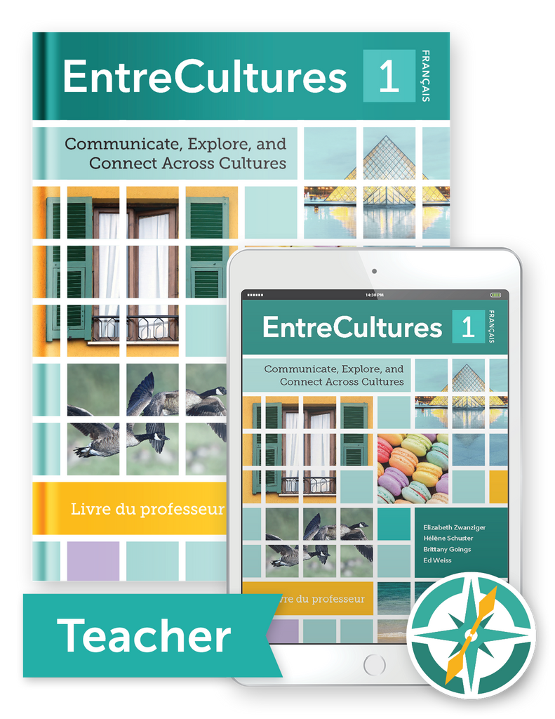 EntreCultures 1, Français  - One-Year Softcover Print and Digital Teacher Package