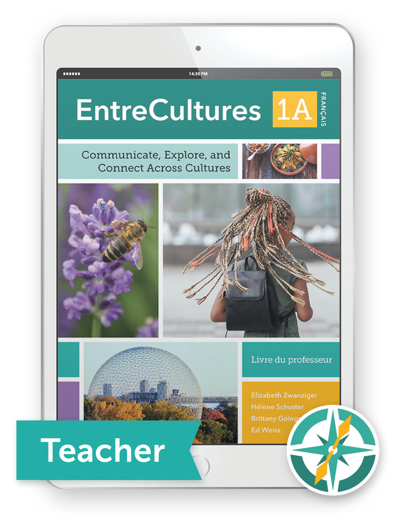 EntreCultures 1a, Français  - One-Year Digital Teacher Package (Teacher FlexText® + Student FlexText® + Explorer)