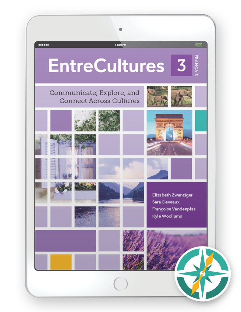 EntreCultures 3, Français - One-Year Digital Student Package (FlexText® + Explorer)