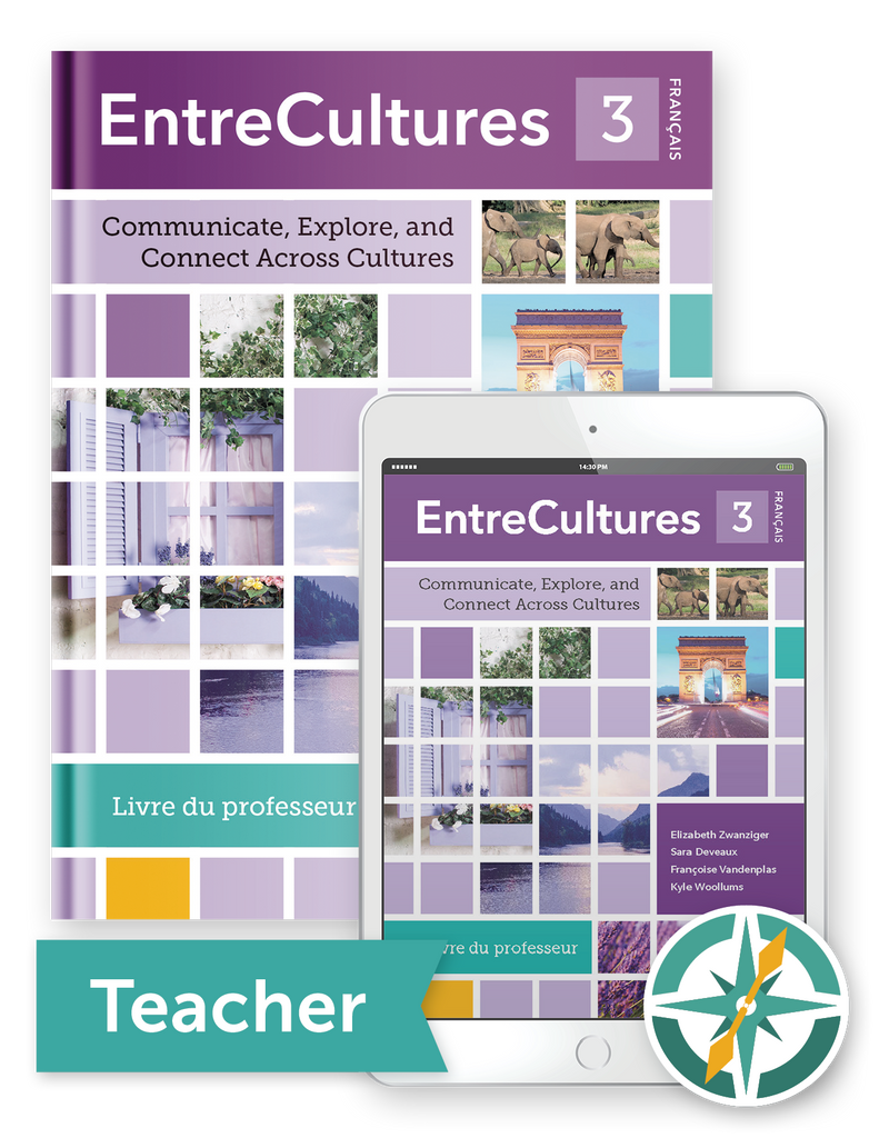 EntreCultures 3, Français - One-Year Softcover Print and Digital Teacher Package