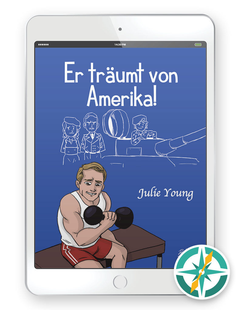 One-year subscription to Er träumt von Amerika!i, German, (Past and Present Tense) Student Edition FlexText® and Explorer