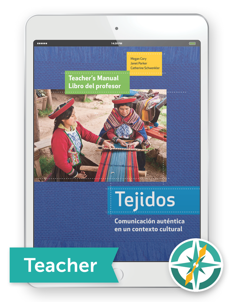 Tejidos - One-Year Digital Teacher Package (Teacher FlexText® + Student FlexText® + Explorer)