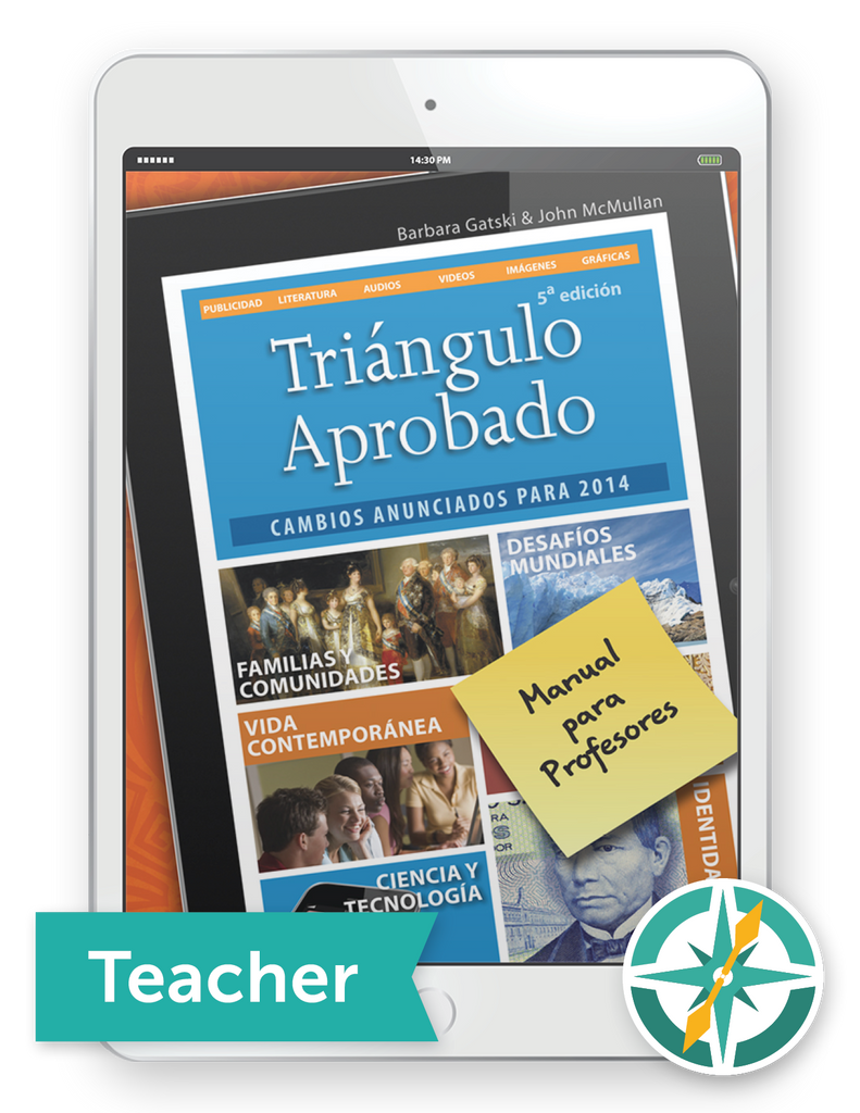 Triángulo Aprobado, 5th Edition - One-Year Digital Teacher Package (Teacher FlexText® + Student FlextText + Explorer)