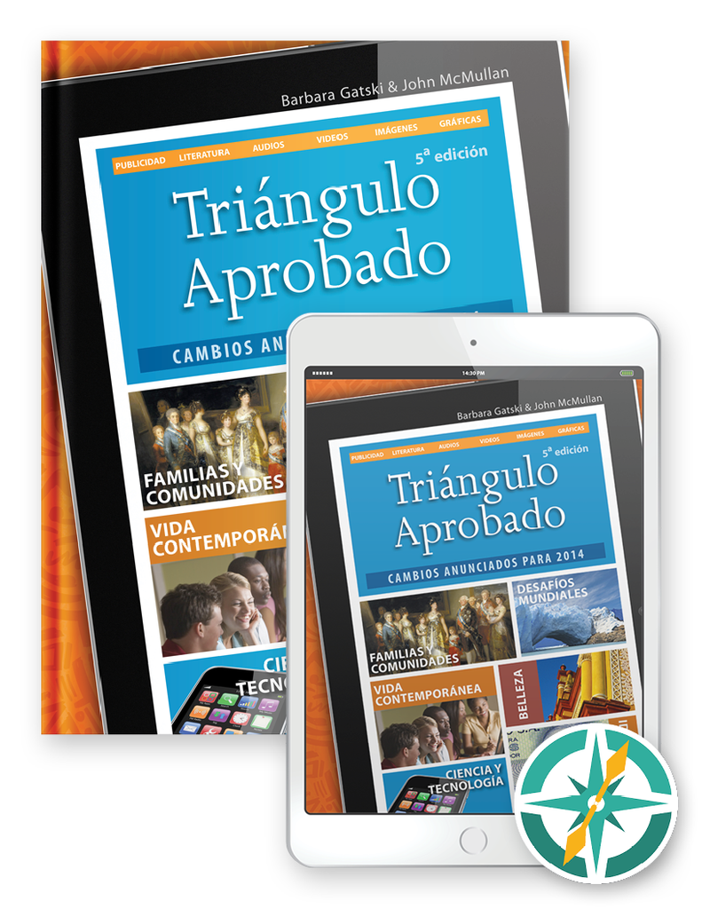 Triángulo Aprobado, 5th Edition - One-Year Hardcover Print and Digital Student Package